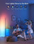 مصباح أرضي LED من Govee، مصباح أرضي للزاوية RGBIC يعمل مع مساعد Alexa Google، 16 مليون لون و58 مشهدًا للضوء لغرفة المعيشة وغرفة النوم