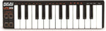 اكاي بروفيشنال LPK25 - لوحة مفاتيح MIDI محمولة تعمل بمنفذ USB مع 25 مفتاحًا حساسًا للسرعة مع إجراء Synth لأجهزة الكمبيوتر المحمولة (ماك والكمبيوتر الشخصي) ، يتضمن برنامج التحرير 