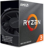 معالج AMD Ryzen 3 4100 المكتبي (4 نواة/8 خيط، ذاكرة تخزين مؤقت 6 ميجا بايت، تعزيز يصل إلى 4.0 جيجا هرتز)