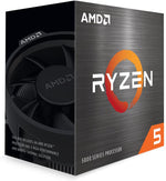 معالج رايزن 5 AMD 4500 المكتبي - 6 نواة/12 خيط، ذاكرة تخزين مؤقت 11 ميجا بايت، تعزيز يصل إلى 4.1 جيجا هرتز 