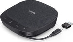 مكبر صوت انكر USB PowerConf S330، ميكروفون مؤتمرات للمنزل و المكتب مزود بـ 4 ميكروفونات لتغطية الصوت 360 درجة 