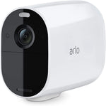 كاميرا مراقبة لاسلكية Arlo Essential XL، دقة 1080 بكسل، رؤية ليلية ملونة، صوت ثنائي الاتجاه، عمر بطارية لمدة عام، شبكة واي فاي، يعمل مع أليكسا، أبيض