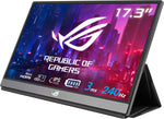 ASUS ROG Strix XG17AHPE Portable Gaming Monitor, 17.3 Inch, IPS, FHD 240Hz, Built-in Battery for Laptop Camera Console, Smart Case