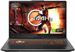 ASUS TUF GAMING A17 AMD Ryzen 5 4600H 6Cores , 8GB RAM , 256GB SSD , Nvidia GTX 1650 ,17.3" 144Hz Display , English Backlit Keyboard