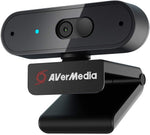 كامره الويب avermedia pw310p، مصراع خصوصية مخصص لتغطية العدسة بسهولة ودردشة فيديو دقة 1080p / 30fps - أسود