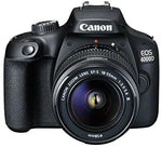 Canon EOS 4000D DSLR Camera and EF-S 18-55 mm f/3.5-5.6 III Lens - Black