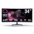 Cooler Master GM34-CW Curved Gaming Monitor QHD 144Hz 1ms Cooler Master 