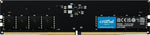 ذاكرة وصول عشوائي كروشال 16 جيجابايت DDR5 UDIMM و 4800 ميجا هرتز CL40، ذاكرة سطح المكتب، أسود