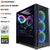 CyberpowerPC Luxe Gaming PC - Intel Core i9-10900K, Nvidia RTX 3070 8GB, 32GB RAM, 1TB NVMe SSD, 650W 80+ PSU, Wi-Fi, Liquid Cooling, Windows 10, 4000D Airflow Desktop Computers CyberpowerPC 