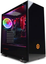 CyberpowerPC Regiment Gaming PC - AMD Ryzen 5 5600G with Radeon Graphics, 8GB RAM, 1TB HDD, 450W 80+ PSU, Wi-Fi, Windows 10, Onyxia RGB