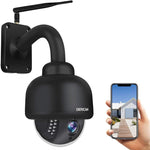 Dericam Outdoor PTZ WiFi IP Security Camera, 1080P CCTV Dome Camera