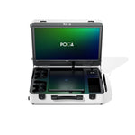 جراب وحدة تحكم و شاشه متنقله للبلايستيشن اندي جيمنج POGA PS4 Slim برو باللون الأسود - حماية مبتكرة للجهاز وشاشة 22 بوصة جودة Full HD