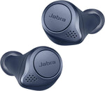 سماعة Jabra Elite 75T اكتيف رياضية لاسلكية مضادة للتعرق بخاصية الغاء الضوضاء النشطة مع بطارية طويلة للمكالمات والموسيقى – ازرق نايفي 