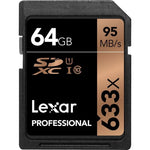 ذاكرة 64 جيجا  UHS-I SDXC من Lexar سرعات نقل بيانات فائقة ومساحة كبيرة للمحتوى الرقمي