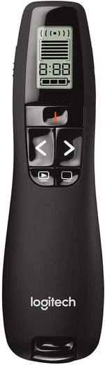 Logitech R700 Wireless Presentation Remote,Laser Pointer, Slideshow Buttons, 30-MeterRange - Black