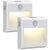 Motion Sensor Lights, OMERIL [2 Pack] Stick-on Cupboard Light with 7 Warm White LED Smart Tech OMERIL 