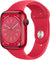 New Apple Watch Series 8 (GPS, 41mm) - (PRODUCT)RED Aluminum Case with RED Sport Band - Regular Watches Apple 