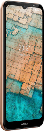 هاتف نوكيا C20 الذكي ، 16 جيجا روم ، 1 جيجا رام ، شريحتين  باللون الرملي  