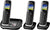 Panasonic KX-TGJ323EB Trio Handset Cordless Home Phone with Nuisance Call Blocker and LCD Colour Display - Black Mobile Phones Panasonic 