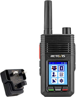 جهاز الاتصال اللاسلكي Retevis RB20 غير محدودة المدى ، طويل المدى 1600 كيلومتر مع جهاز تعقب GPS ، قابلة لإعادة الشحن (عبوة واحدة)