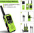 Retevis RT649P IP67 Waterproof Walkie Talkie, Rechargeable Long Range, PMR446 License-free 16CH, (2 pcs) Mobile Phones Retevis 