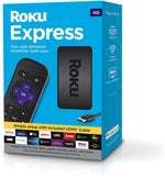 مشغل وسائط روكو اكسبرس عالي الدقة مع كابل HDMI عالي السرعة وجهاز تحكم عن بعد