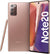 Samsung Galaxy Note20 5G Android Smartphone, 256GB, 8GB RAM, Dual Sim Mobile Phone, Mystic Bronze Mobile Phone Samsung 