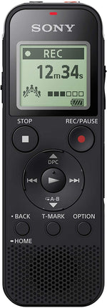 جهاز تسجيل الصوت سوني الرقمي ICD-PX470 ، ذاكرة 4 جيجا ، فتحة ذاكرة SD ، وتسجيل أقصاه 59 ساعة - مسجل رقمي متطور سهل الاستخدام -