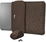 Trust Yvo 2-in-1 Set Reversible 15.6" Laptop Sleeve & Wireless Mouse