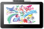 شاشة Wacom One Creative Pen Display مع برنامج مجاني (للرسم ، الرسم على الشاشة ، شاشة 13.3 بوصة عالية الدقة (1920 × 1080) ، دقة القلم - مثالية للمكتب المنزلي والتعليم الإلكتروني