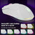 WHITE RGB Gaming Keyboard and Mouse Combo, RGB Mechanical feel Gaming Keyboard with Ergonomic Detachable Wrist Keyboard and Mouse KOLMAX 