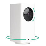 كاميرا للمراقبة المنزلية الذكية من WYZE، بدقة 1080 بكسل مع رؤية ليلية، صوت ثنائي الاتجاه، تعمل مع أليكسا ومساعدة جوجل من وايز، أبيض